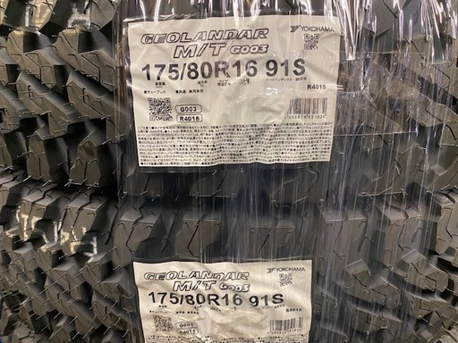 ジムニー クロカン マッドタイヤ 175/80R16 新品 ４本 175/80R16 ジオランダーMT