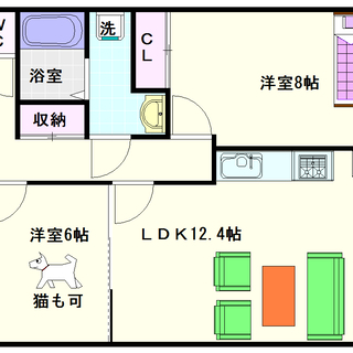 【フェニックス難波ＥＡＳＴ】1号タイプ！2ＬＤＫ！64㎡は広いですね☆