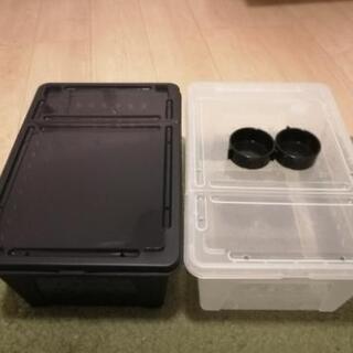 爬虫類ケージ・水入れ　※最終値下げの画像