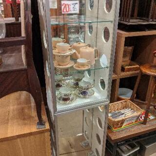 【売約済み】塩川光明堂　ガラス　ショーケース　飾り棚　コレクショ...