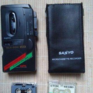 ❰中古品❱ SANYO ﾏｲｸﾛｶｾｯﾄﾚｺｰﾀﾞｰ TALK-...