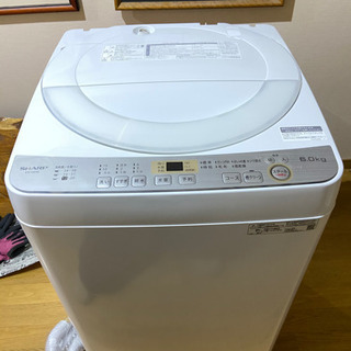 【値段交渉OK】SHARP ES-GE6C 全自動洗濯機 2019年製