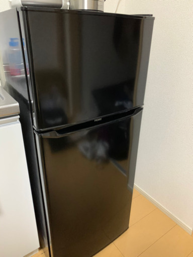 冷蔵庫　haier JR-N130A ブラック