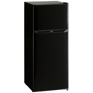 冷蔵庫　haier JR-N130A ブラックの画像