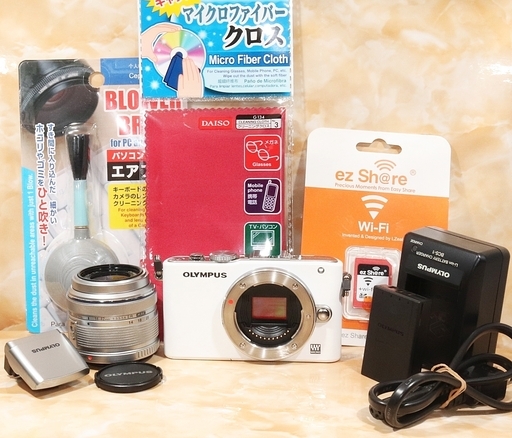 ★極上美品＆WifiSDカードスマホ転送★オリンパス E-PL3 レンズキット
