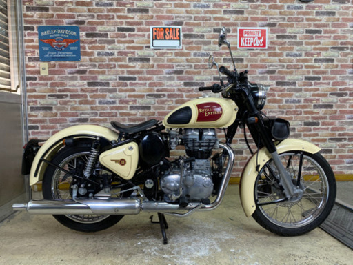 【超低走行3800km外装美車好調】  ロイヤル・エンフィールド クラシック350   【多数画像動画有】  検）ノートン エストレヤ メグロ W800 SR ST