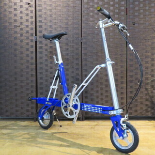 ■PACIFIC CYCLES CARRY ME パシフィックサイクル キャリーミー 8インチ ブルー アルミフレーム タイヤバリ山 折畳み自転車 札幌発 □PACIFIC CYCLES CARRY ME パシフィックサイクル キャリーミー 8