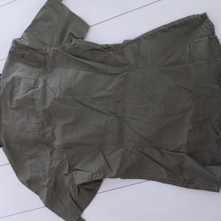 古着 Zara TrF サイズL グリーン 半袖の画像