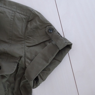 古着 Zara TrF サイズL グリーン 半袖の画像