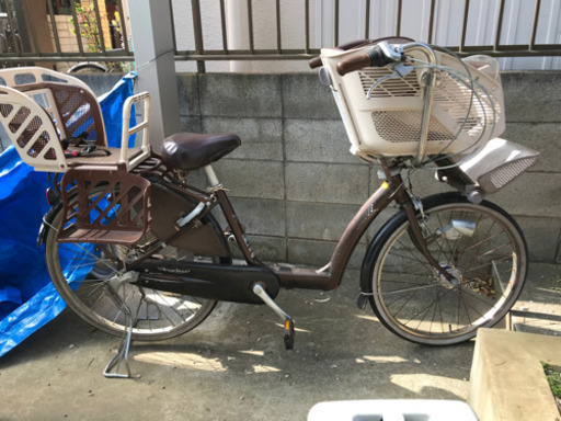 ブリジストン　自転車　子供乗せ　三人乗り