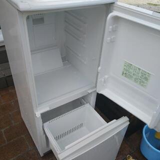 シャープノンフロン冷凍冷蔵庫SJ-14P-H　2008年製の画像