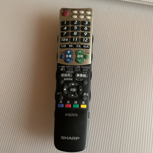 AQUOS テレビ　リモコン