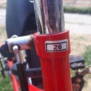 男子　自転車　26インチの画像
