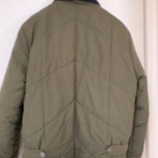Nautica Jeansメンズダウン 茶緑彩の画像