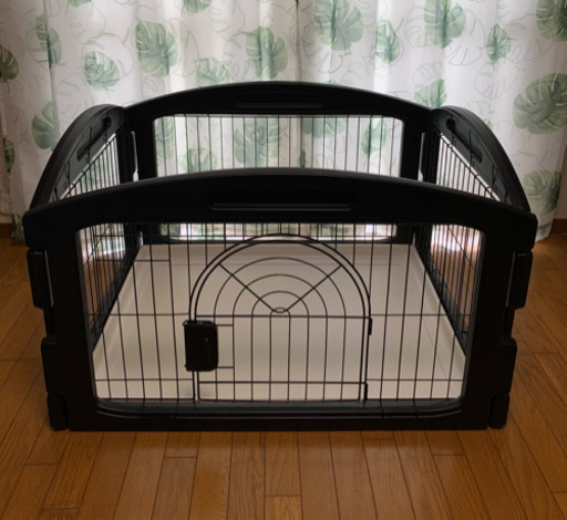 犬小屋　ペットサークル　モノトーン