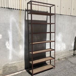 ★ 実用可 ★ 金属棚 約205x？x25cm