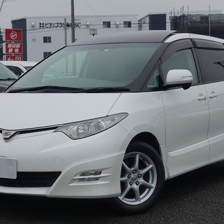 エスティマ　アエラスＧパッケージ　革シート　サンルーフ　４ＷＤ　...