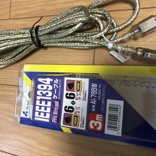 IEEE1394ケーブル　６ﾋﾟﾝ３ｍの画像