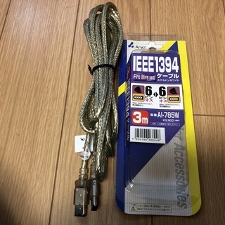 IEEE1394ケーブル　６ﾋﾟﾝ３ｍの画像