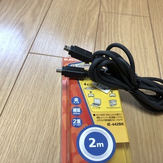 【値下げ】IEEE1394ケーブル　4ﾋﾟﾝ2ｍの画像