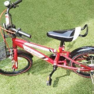 子供用 男の子 自転車 16インチ 赤色 美品