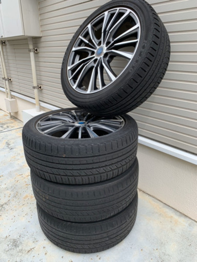 タイヤホイール18インチDORFRENオデッセイアブソルートアルミカスタム5穴