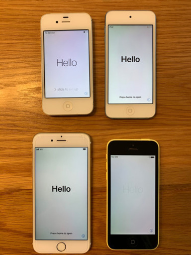 iPhone 4s 5c 6s iPod touch 4台セット