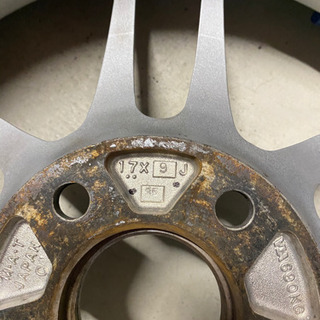 エンケイ　【2本】RPF1 17×9J タイヤ付きの画像