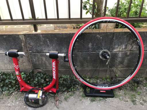 ローラー台＋ローラー台専用ホイールセットミノウラ