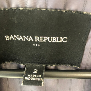 ブラックのスーツ上下セット（banana republic）の画像