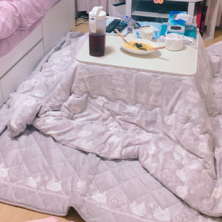 ニトリ　テーブル　コタツ　コタツ布団付き　※引き取り限定の画像