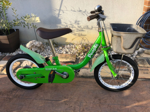 14インチ　子供用自転車　補助輪＆アシストバー付（お話し中）