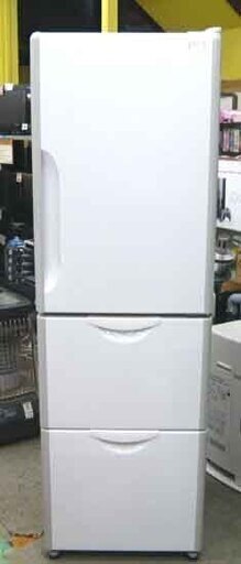 札幌 訳アリ 302L 2010年製 3ドア冷蔵庫 日立 R-S30ZMY 白 ホワイト 新生活 新社会人 学生 単身 300Lクラス 大型