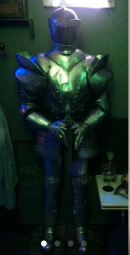 西洋　騎士　甲冑　オブジェ　等身大