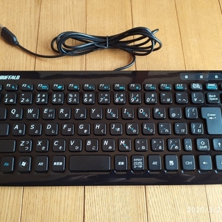 ≪iBUFFALO≫ コンパクトキーボード ブラック　BSKBU...