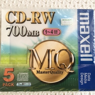④ CD-RW  データ用  4枚  未開封  ｍaxell　 