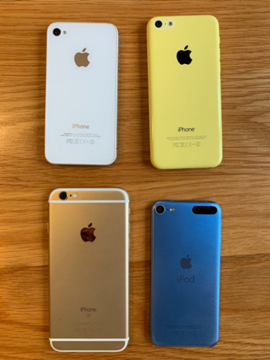 iPhone 4s 5c 6s iPod touch 4台セット
