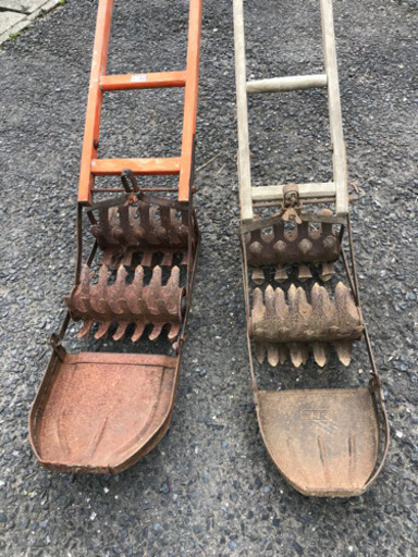 農機具　ひえ取り機　レトロ　アンティーク　二本で１万円
