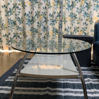 ガラス天板センターテーブルの画像