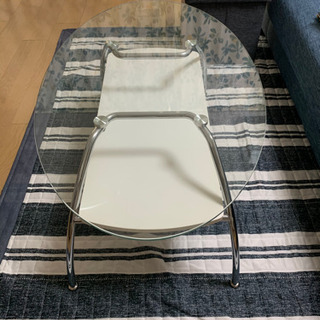 ガラス天板センターテーブルの画像