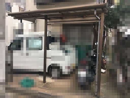 アルミ カーポート　東京都福生市