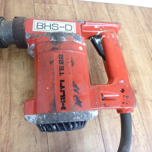 ヒルティ ハンマドリル TE22 動作確認済み HILTI ハンマードリル 100V 建設 現場 はつり ハツリ 削岩機 穴あけ 電動