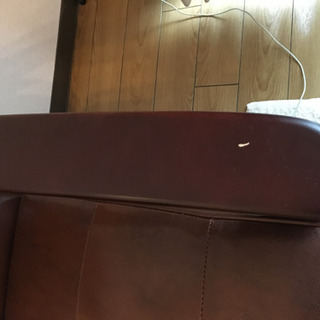 2人掛けレトロ風ソファの画像