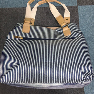 バッグ　ストライプ柄の画像