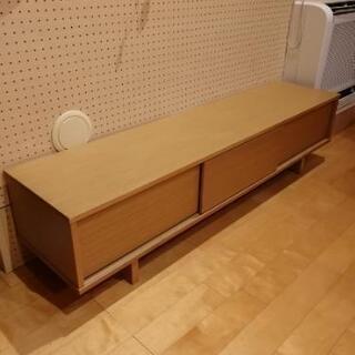 無印良品　AVラック　オーク材