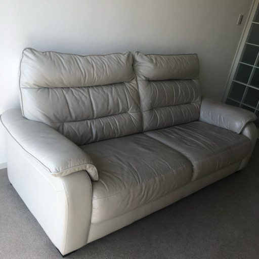 本革ソファ 3人用