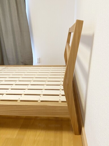 【美品】無印良品　タモ材ベッド　シングル