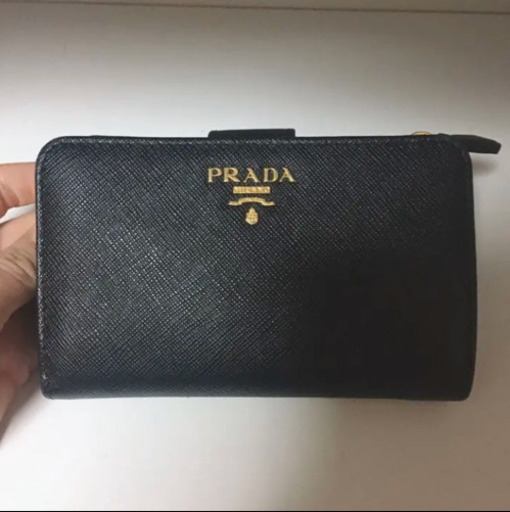 PRADA バイカラー　折り財布【最終値下げです。】