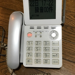 Panasonic コードレス電話機の親機のみ　取りに来られる方優先