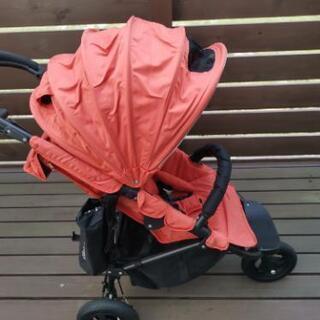 美品★AIR BUGGY オレンジ色 ベビーカー